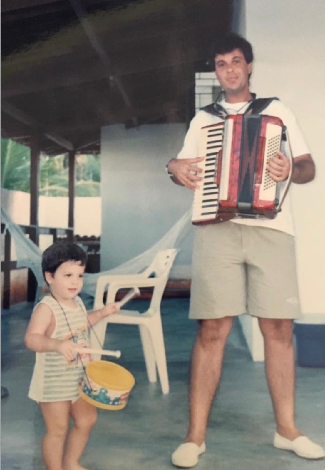 Gilson Machado e Gilson Filho — desde criança
